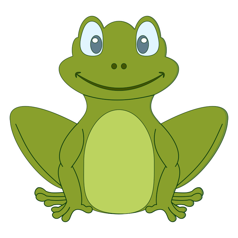 Green Frog Cartoon